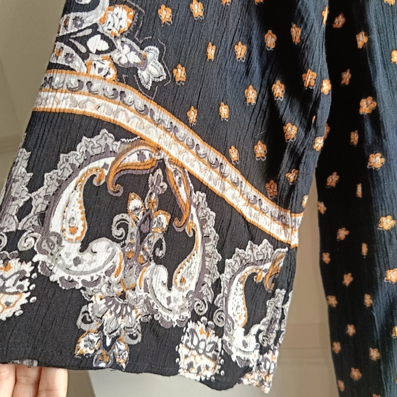 M/L🌻3 pcs.Bohemian Outfit Vintage Blouse, Maxi Skirt , crossbody bag - Picture 7 of 12